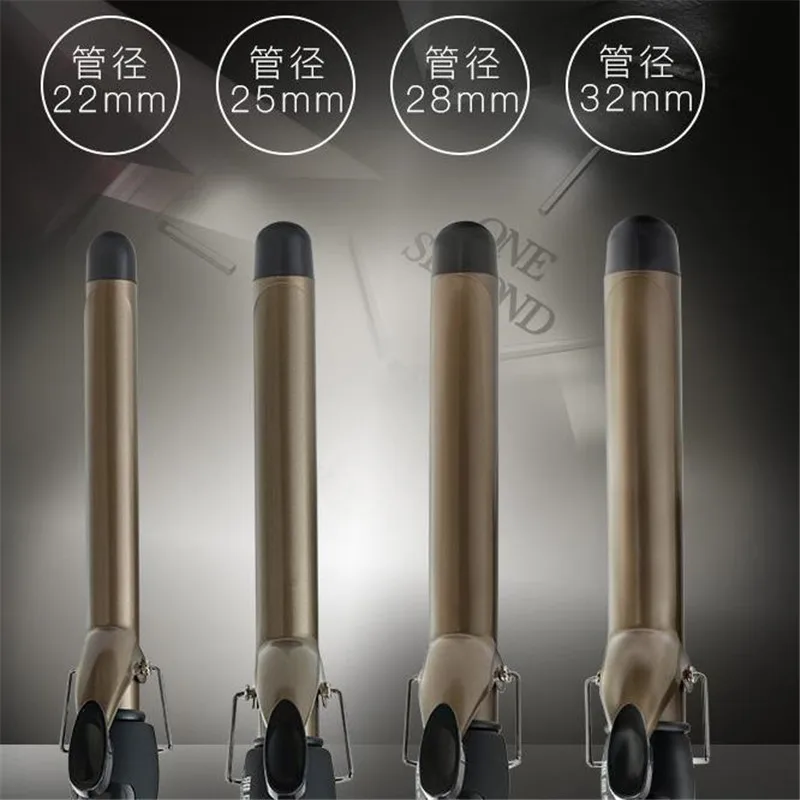 Professional 22mm 32mm LCD Hair Curler Adjustment Temperature Hair Curl Irons Ceramic Curling Roller Wand Wavers Styling Tool 2#