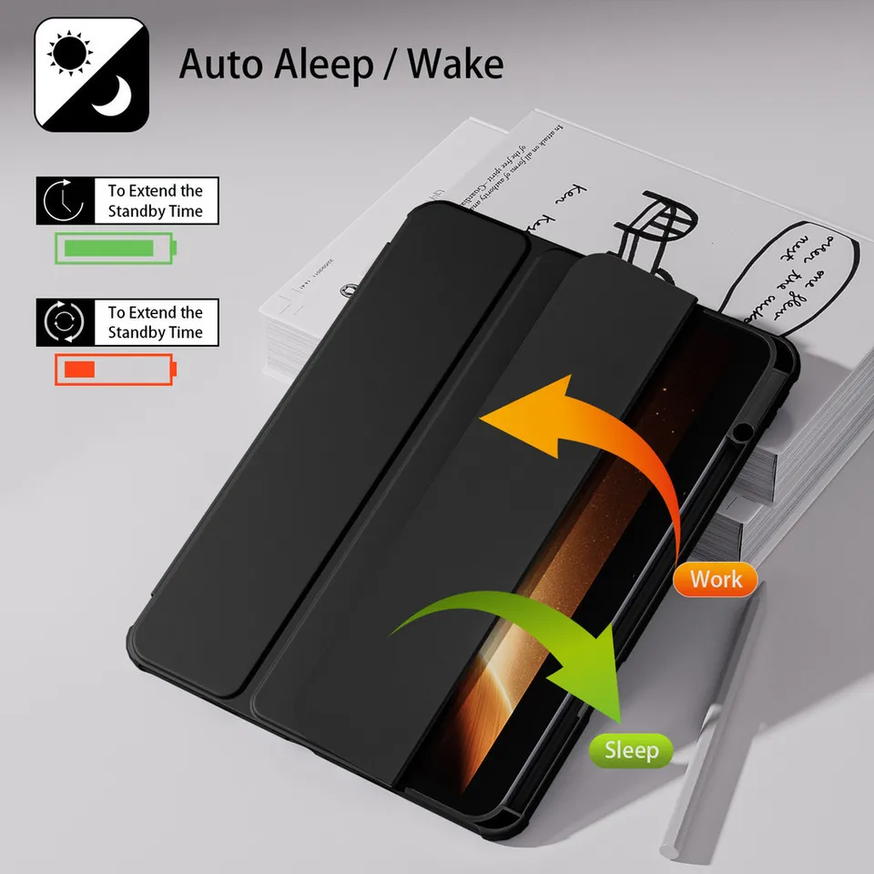 With Pen Slot Cover For OPPO Pad Neo 11.4 inch 2024 Air 2 11.4inch