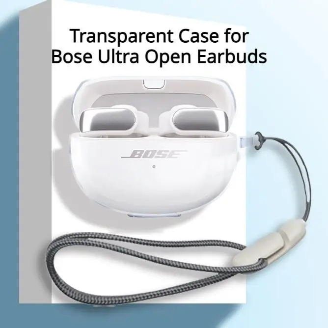 

for Bose Ultra Open Earbuds Case Earphone Protective Cover Anti-fall Soft Silicone Wireless Bluetooth Earbuds Carrying