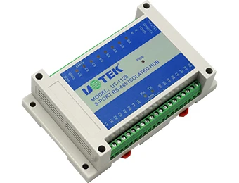 Rs232 Industriale Rs-232 Da Rs-485 A 8 Porte Rs485 Serial Hub Rs485 Isolamento Optoelettronico Esd Adattatore Anti Surge Ut-1128