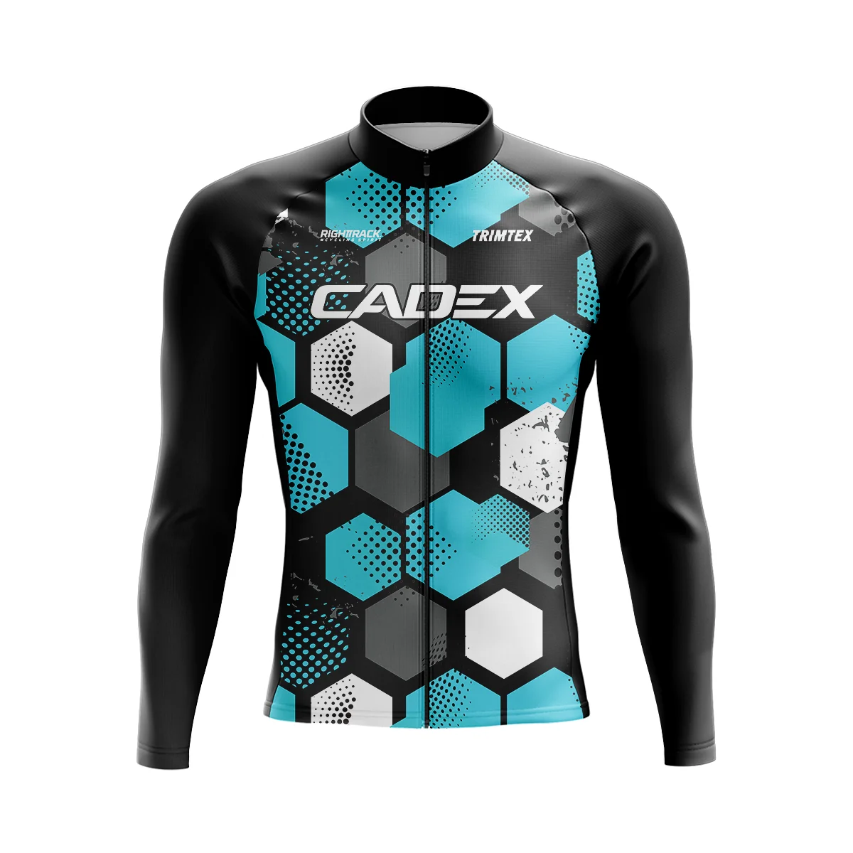 thumbnail image 1 of Maillot de ciclismo de invierno CADEX para hombre TRIMTEX Ropa de ciclismo de manga larga Primavera Otoño Malla/polar Ropa térmica RIGHTTRACK para ciclismo, 1 of 5