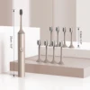 Sejoy T512 Electric Toothbrush for Adults with 4 Brush Heads Ultrasonic Tooth brush 4 Modes Rechargeable Waterproof 6