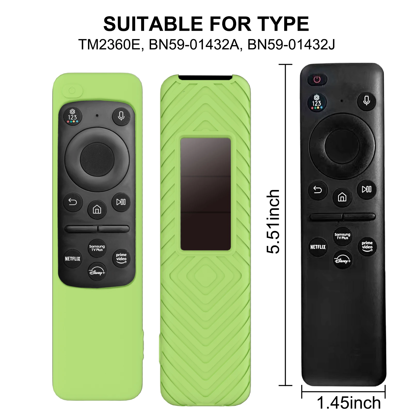 Soft Silicone Protective Case for Samsung BN59-01432 1436 TM2360 TV Remote Controller Cover Soft Shockproof Protector 6