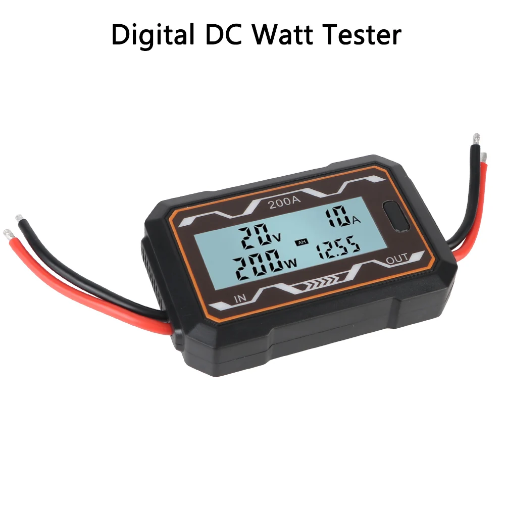 DC Power Analyzer Watt Meter LCD Backlight 0-60V