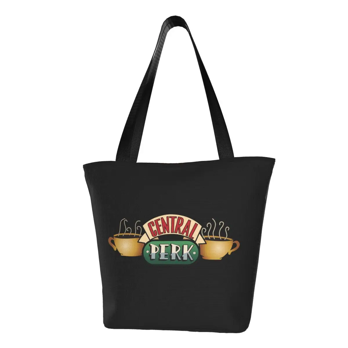 

Модная Сумка-тоут для покупок для друзей, многоразовая Холщовая Сумка для телешоу и продуктов, сумка через плечо