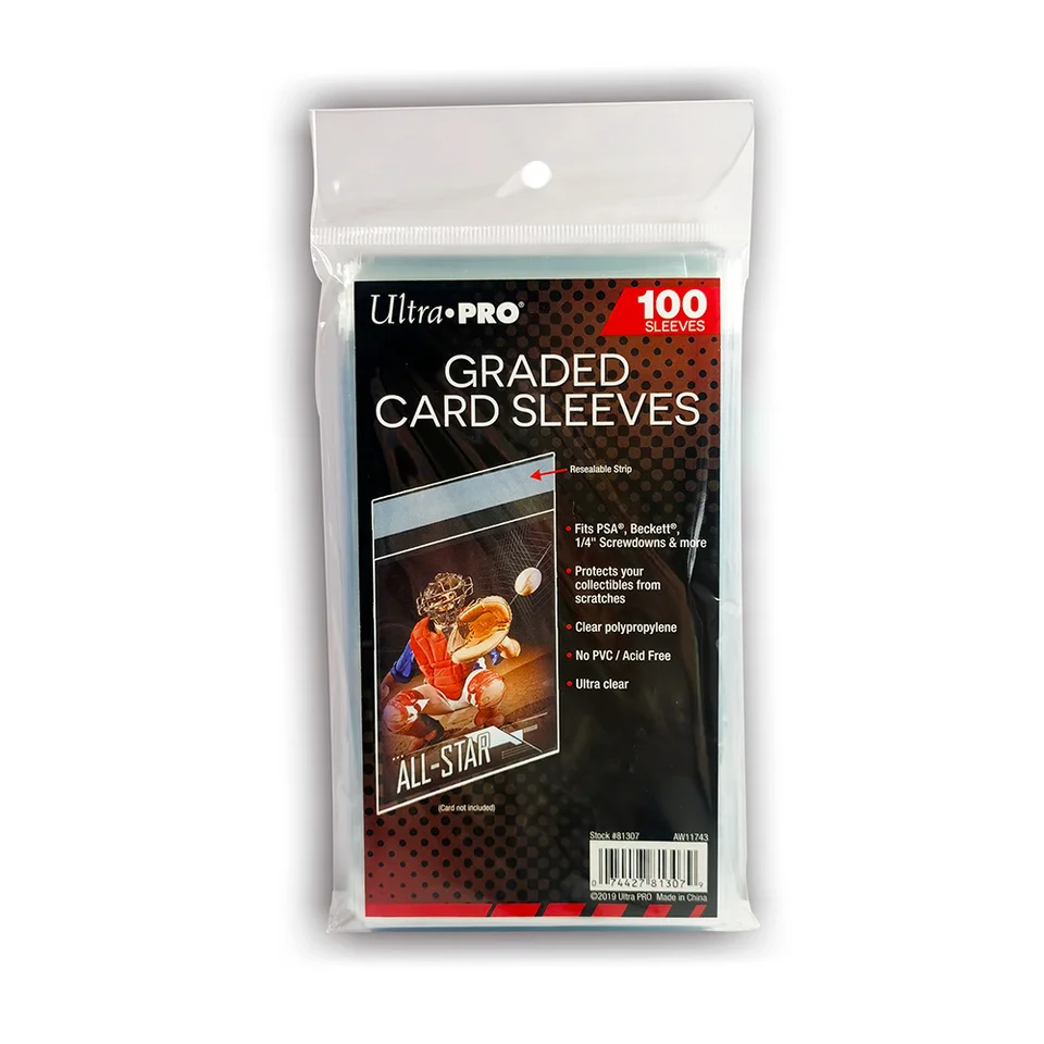 ultra pro graded card sleeves resealable 3/4 inside Ultra Pro Perfect FIT Sleeves