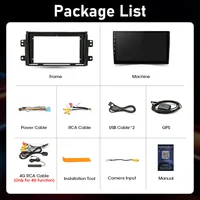 Autoradio pour Suzuki SX4 2006-2013 et Fiat Sedici 2005-2014 lecteur multimédia Carplay Android Auto Navigation 2 Din Audio stéréo 6