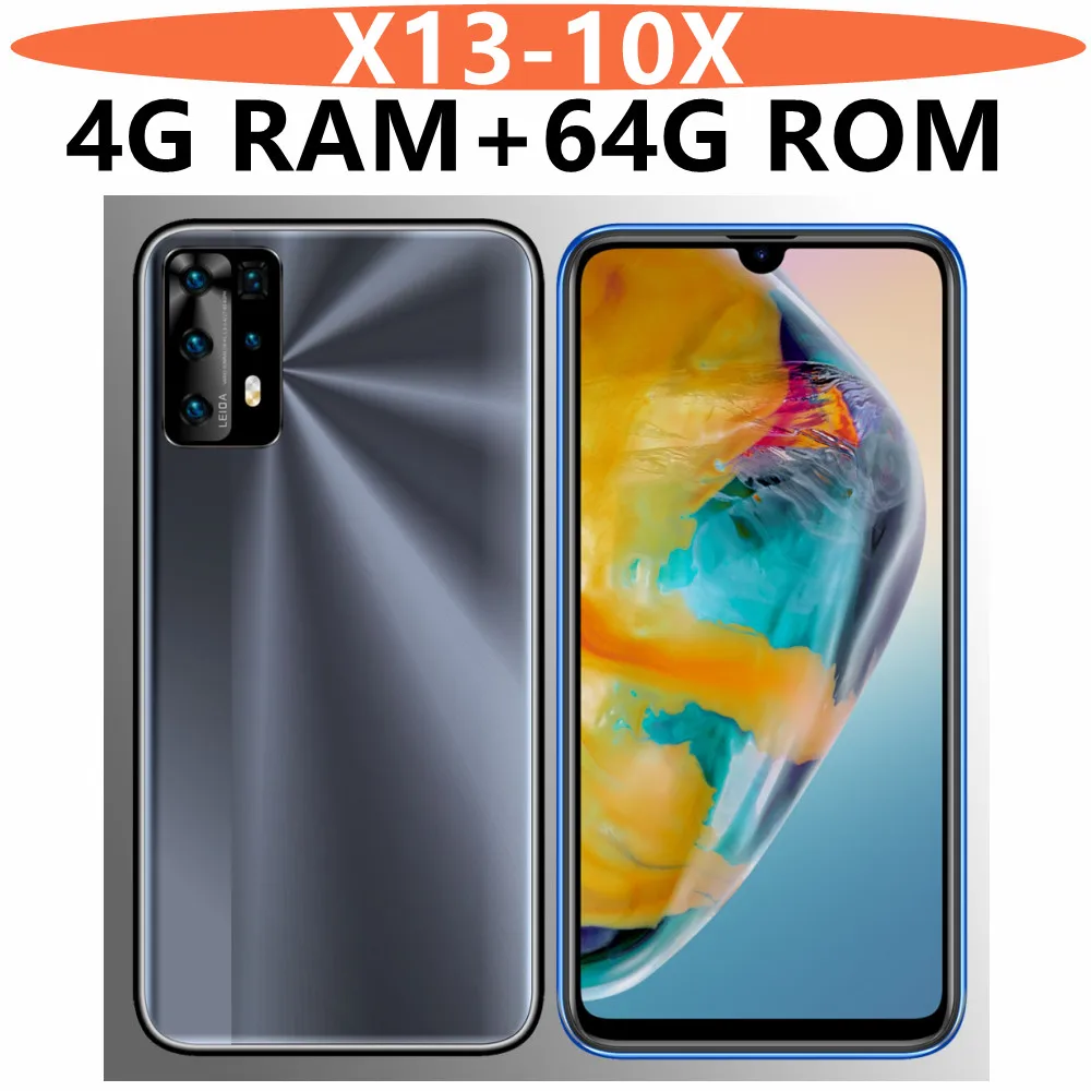 New 4G LTE Smartphones 16G/32G/64G ROM 2G/3G/4G RAM Celulares Quad Core Android Mobile Phones Global Version Face ID Unlocked unbranded cell phones Android Phones