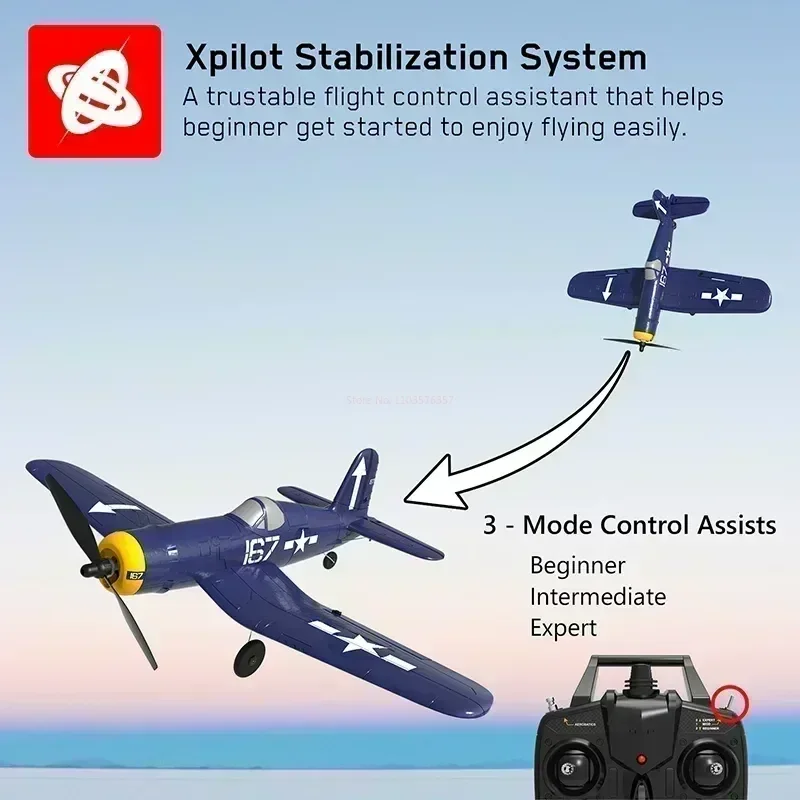 

New Rc Plane 2ghz 4ch 6 Axis 761-8 Rtf Rc Airplane F4u Corsair Wwii Remote Control Plane For Beginner Adult Epp Foam Aircraft To