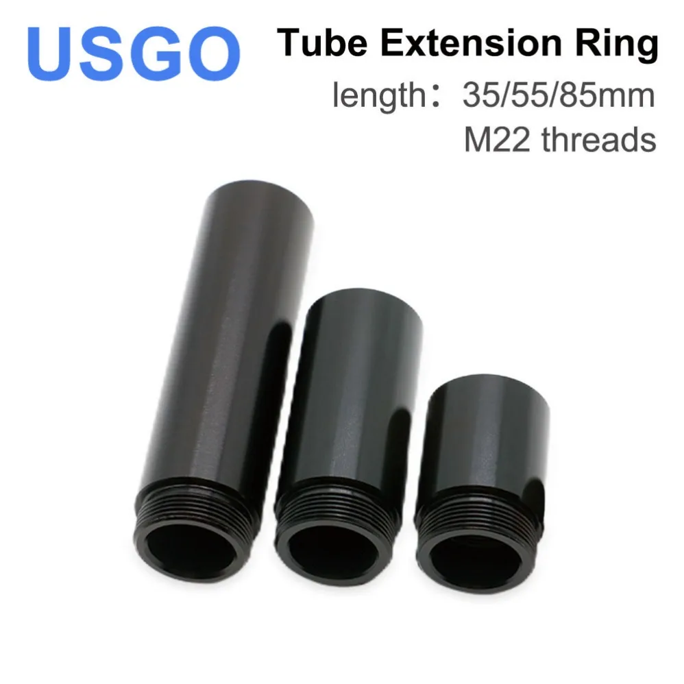 Usgo Co2 Laser Extension Tube Extension Ring Suit Laser Head O.D.24Mm Lens Tube