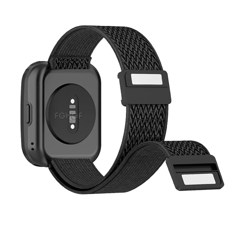 Elastic Nylon Loop Strap with Magnetic Buckle