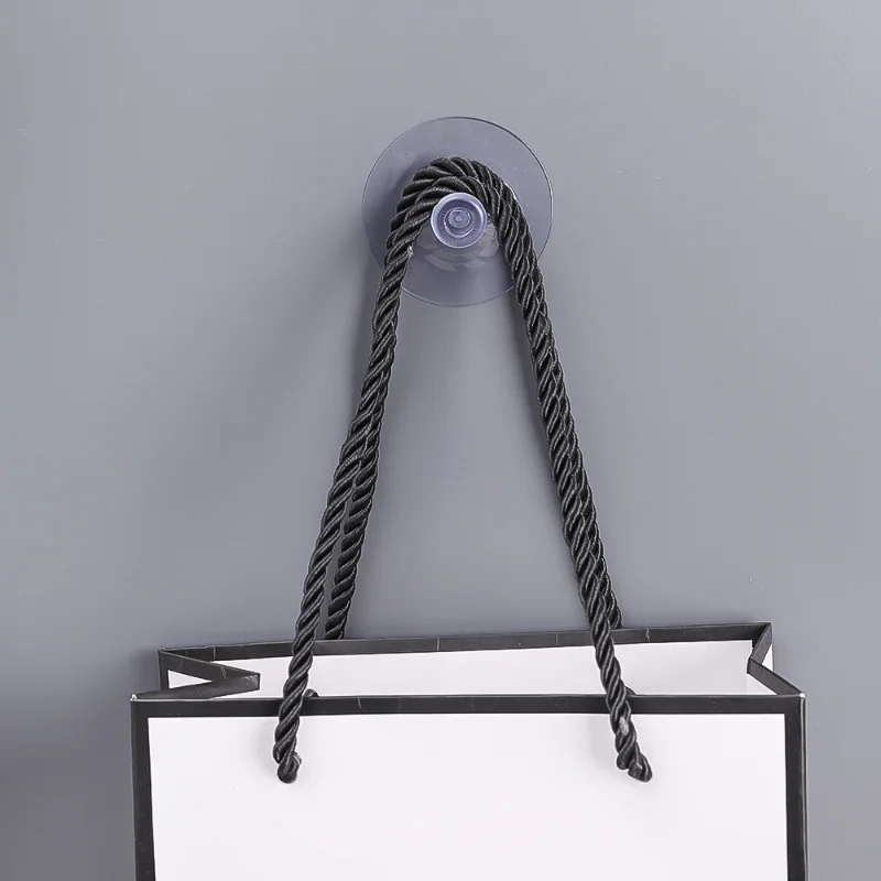 Description Picture 6 of item20/1Pcs Transparent PVC Suction Cups Mushroom Head Sucker Multi-Purpose Glass Window Hooks Towel Hanger Rack for Home Bathroom