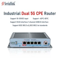Industrial 5G Router with Dual SIM slot for Fleet Management Software  RS232/485 CAN POE  Optional SLK-R690-5G-A1 5