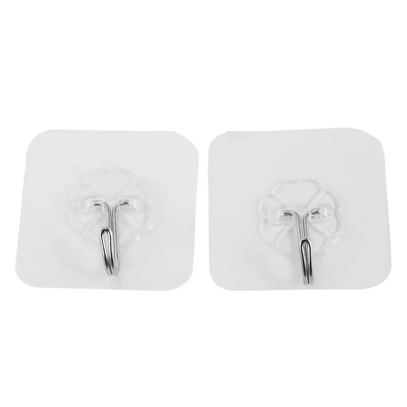 

Прочные прозрачные настенные крючки на присосках, вешалка для кухни, ванной комнаты, дома (6)