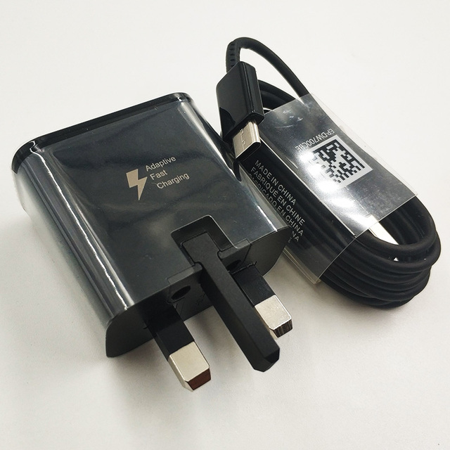 UK Plug Fast Charger Adapter Quick Charge Type C Cable for Samsung Galaxy Note 10 plus 10+ S10 S8 S9 Plus A3 A5 A7 2017