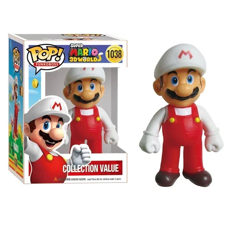 thumbnail image 1 of Figuras de acción de Super Mario FUNKO POP Bros 2024, modelos de muñecos, Luigi, Yoshi, Donkey Kong, seta, para niños, regalos de cumpleaños, 1 of 5