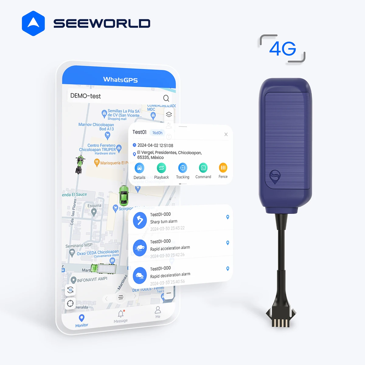 

GPS-трекер с определением местоположения в реальном времени R12L 2G 4G устройства для защиты от кражи с помощью системы отслеживания