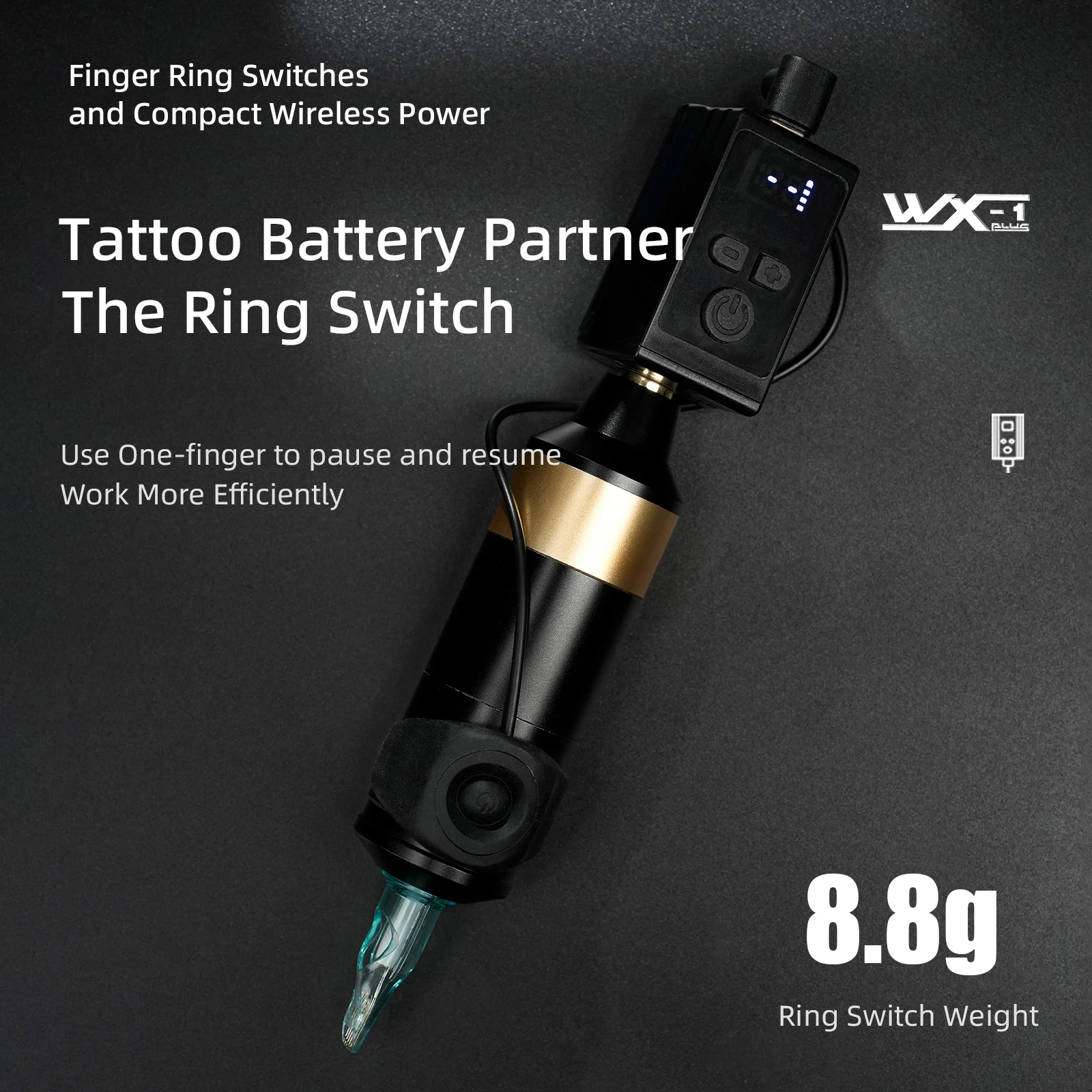 ワイヤレスパワーサプライ W7 タトゥー　タトゥーマシン ワイヤレスパワーサプライ W7 | FLAG Tattoo Supply