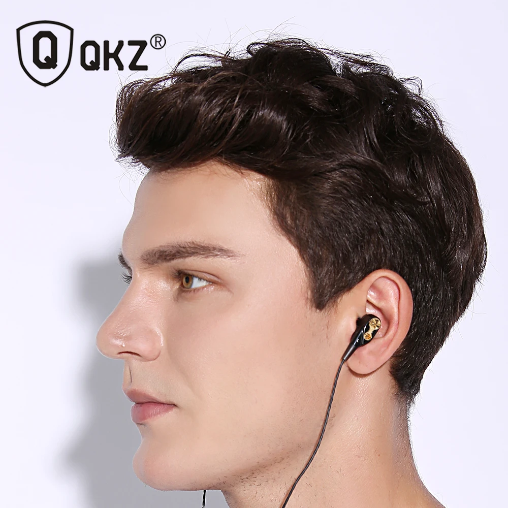 모바일 소음 감소 게이머용  QKZ CK8 핸즈프리 헤드폰, 마이크 포함, 3.5mm 스포츠 하이파이 이어 포드, 도매 판매