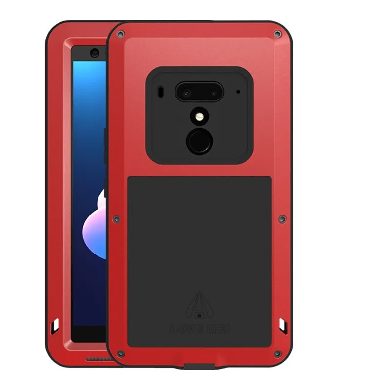 Metal CASE Cover Powerful Aluminum Armor Shockproof Coque Life Waterproof Phone Case For Htc U12 Plus U12+ Capa Funda