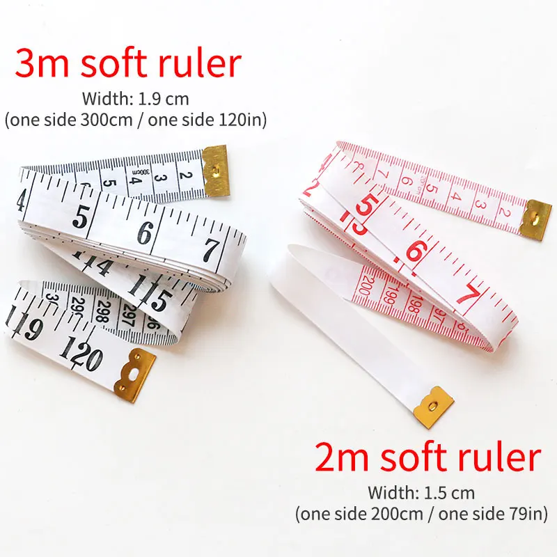 Double Scale Soft Tape Measure Flexible Measuring Tape Ruler Weight Loss  Medical Body Measurement Sewing Tailor Dressmaker Cloth - AliExpress