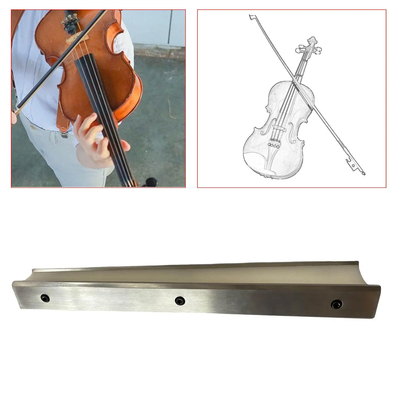 Violin Fingerboard Holder Durable Violin Parts Fingerboard Cradle Holder