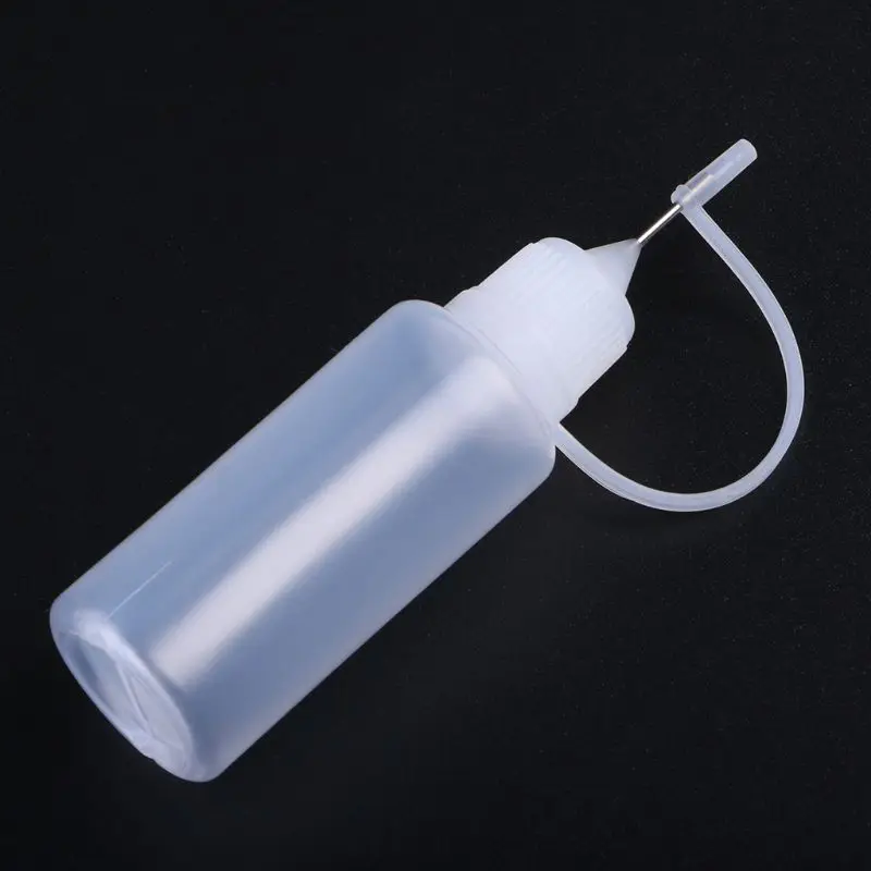 Precision Needle Tip Glue Bottle Applicator Empty Applicator Glue Oiler Squeeze Bottle for Paper Quilling DIY Craft Glue Applicator Bottle