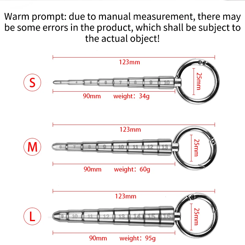 Stainless Steels Urethral Dilator Urethra Sounding Penis Plug Urethral Stimulate Dilator Men Masturbator Intimate Toys for Men