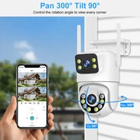 Smar sistema de cctv sem fio kit câmera wi fi 6mp câmeras ip com lente dupla áudio segurança 8ch nvr conjunto vigilância vídeo icse - Imagem 3