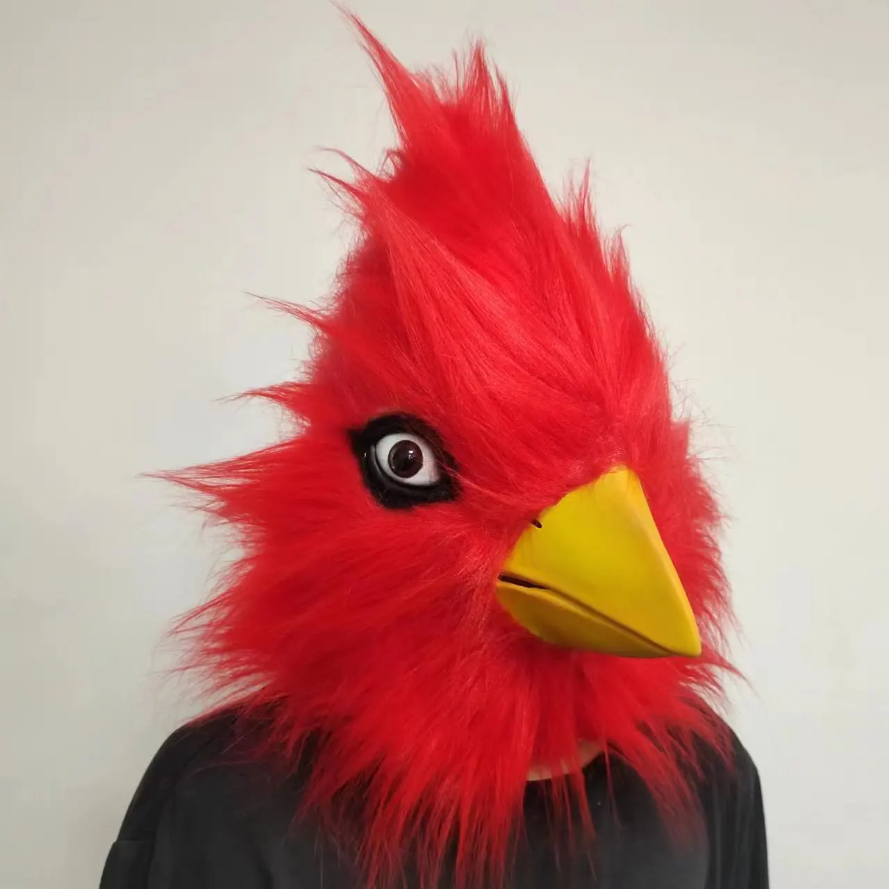New Angry Birds Cosplay Mask Horror Helmet Animal Comics Costume Puntelli Copricapo Adulto Halloween Party Bird Mask Molto Qealic