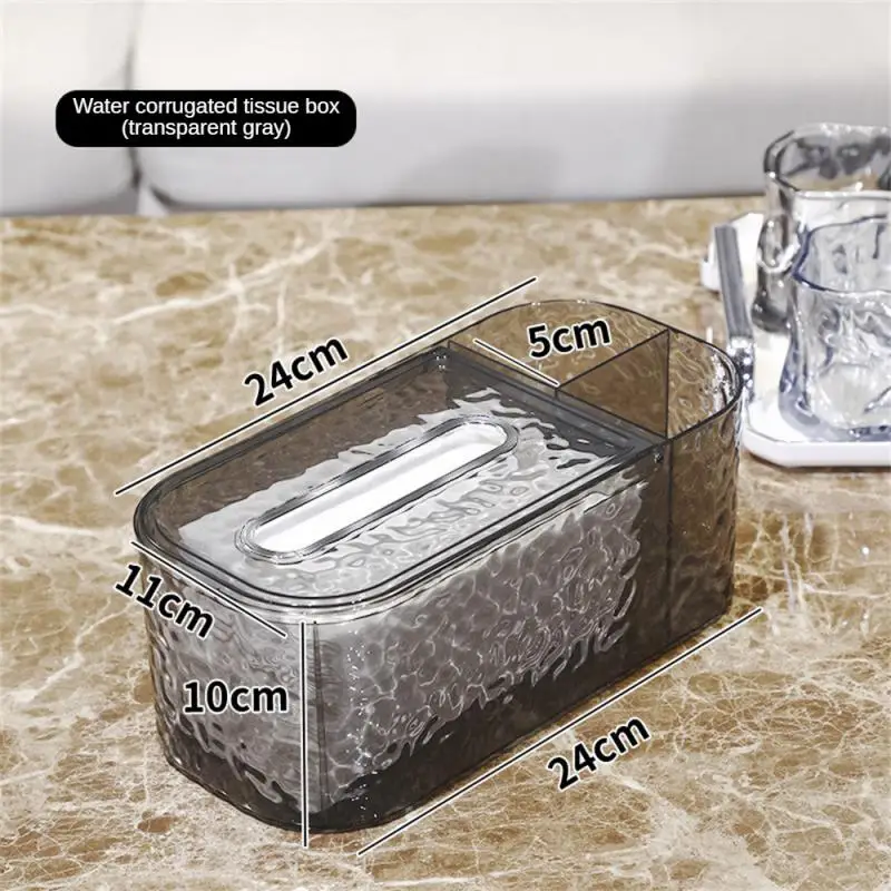 

Waterproof Toilet Paper Holder Wall Mount Paper Towel Holder Shelf Light Luxury Style Toilet Paper Tray Roll Paper Storage Box