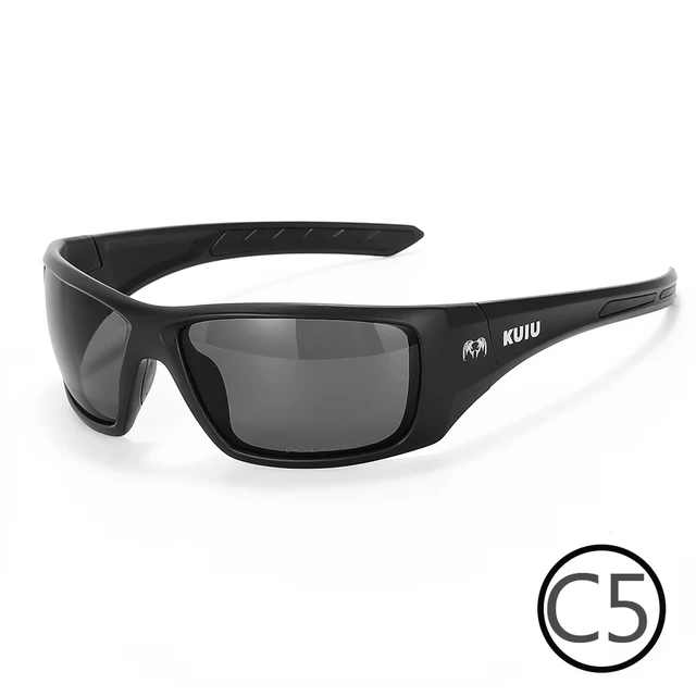KUIU brand polarized sunglasses outdoor sports hunting fishing sunglasses anti-reflective performance glass camouflage tactics C5-Polarized gray
