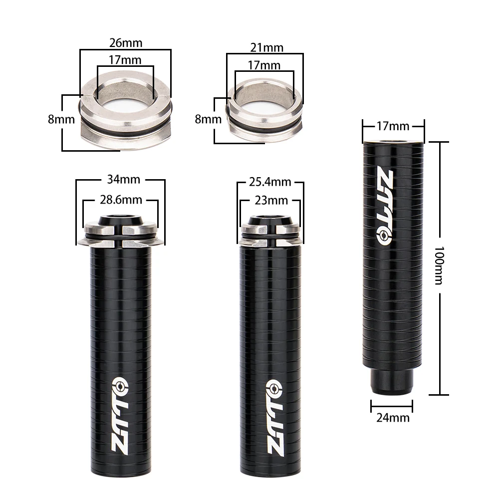 ZTTO 산악 로드 바이크 하단 브래킷 제거 도구, 나사 압입 중앙 축 베어링 분해 수리 키트, BB30, BB90, PF30