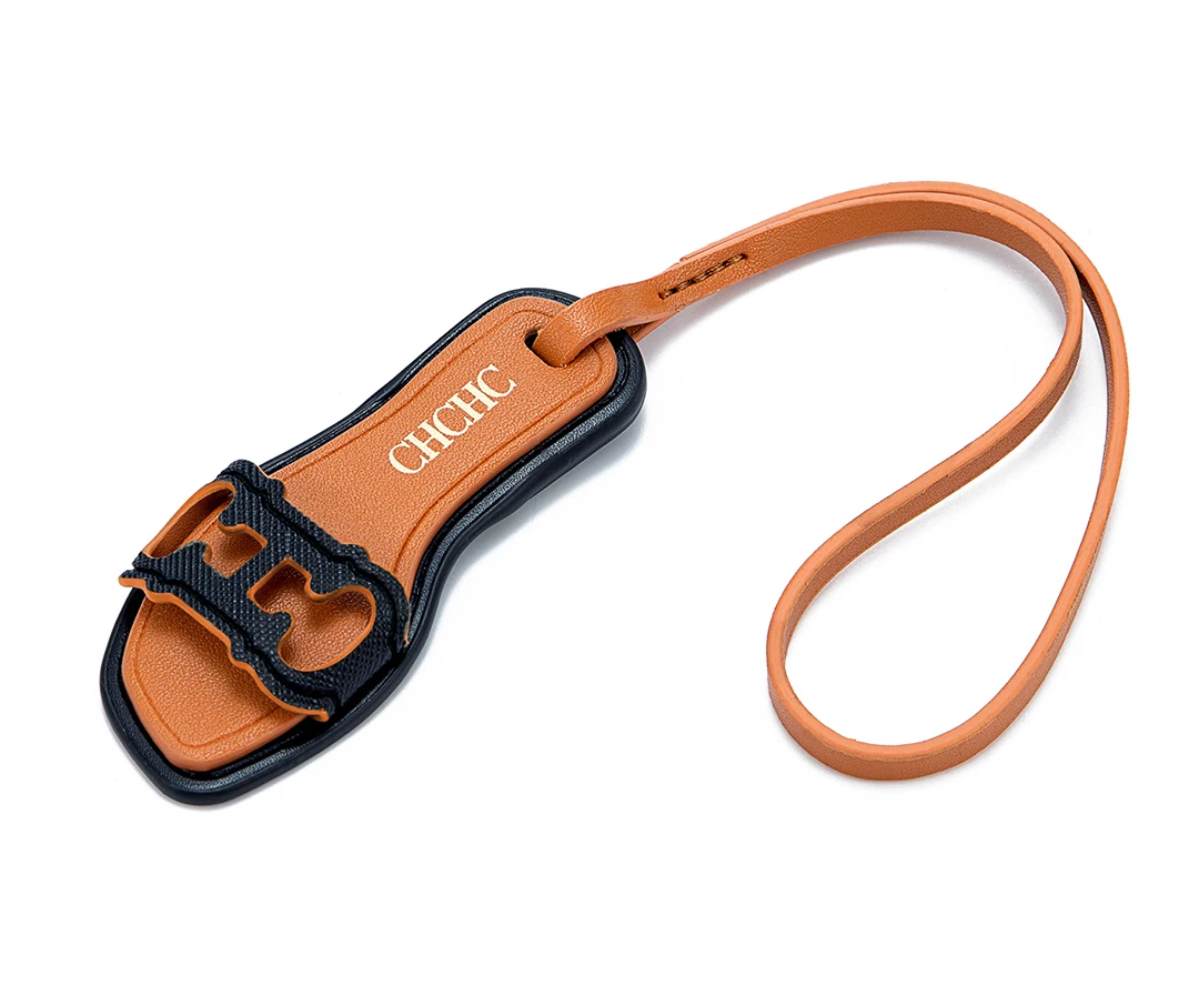 Light Luxury Brand High-quality Leather Women's Bag Pendant New Creative Shoe Type Design 2025 New Accessories For Women's Bag