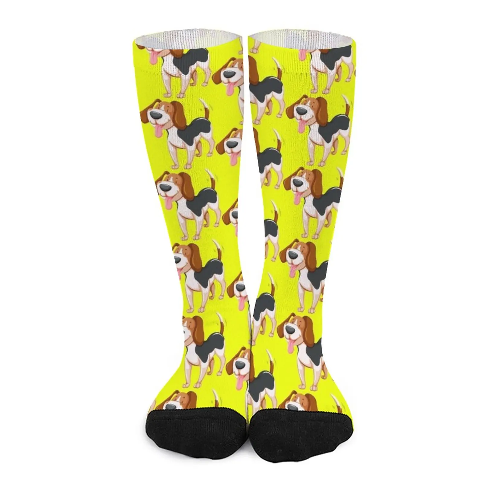 Beagle Socks Antiskid soccer socks Christmas socks man