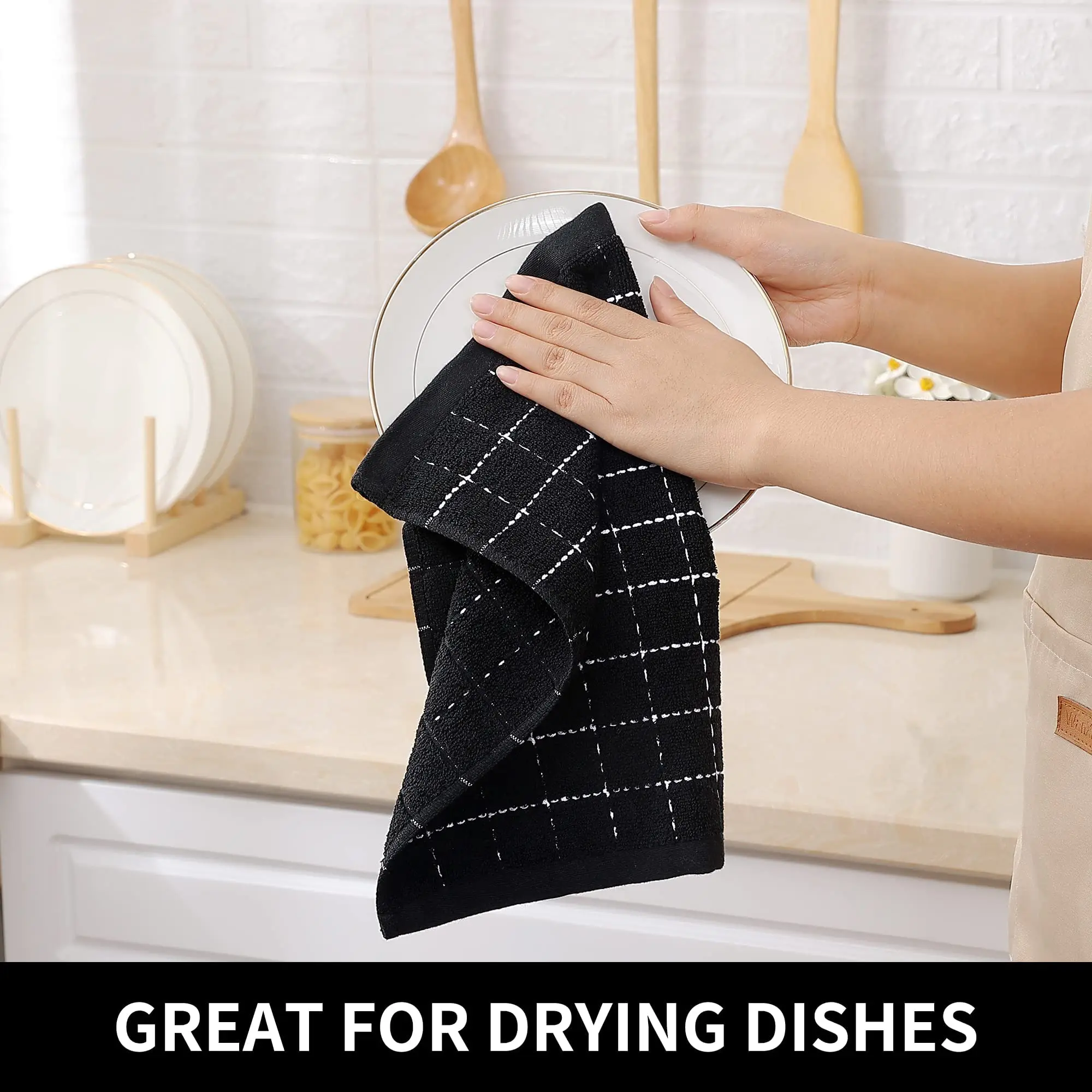 Cotton kitchen towel Dish cloth 8 Pack