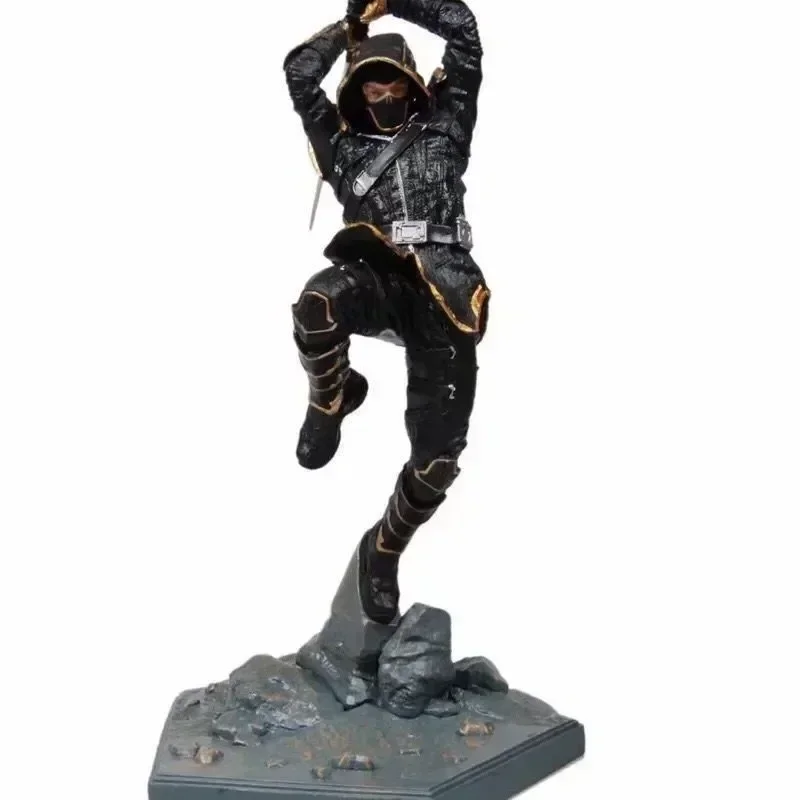 thumbnail image 1 of Figura de acción de Marvel Avengers Anime de 20 cm, Capitán América, Spider-Man, modelo de figura negra, regalo de cumpleaños y Navidad, 1 of 4
