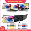 Dopesplay 14.1inch Laptops Screen Extender Triple Dual FHD 1200P IPS Portable Monitors For Windows Mac Android Chrome 14-17inch 1