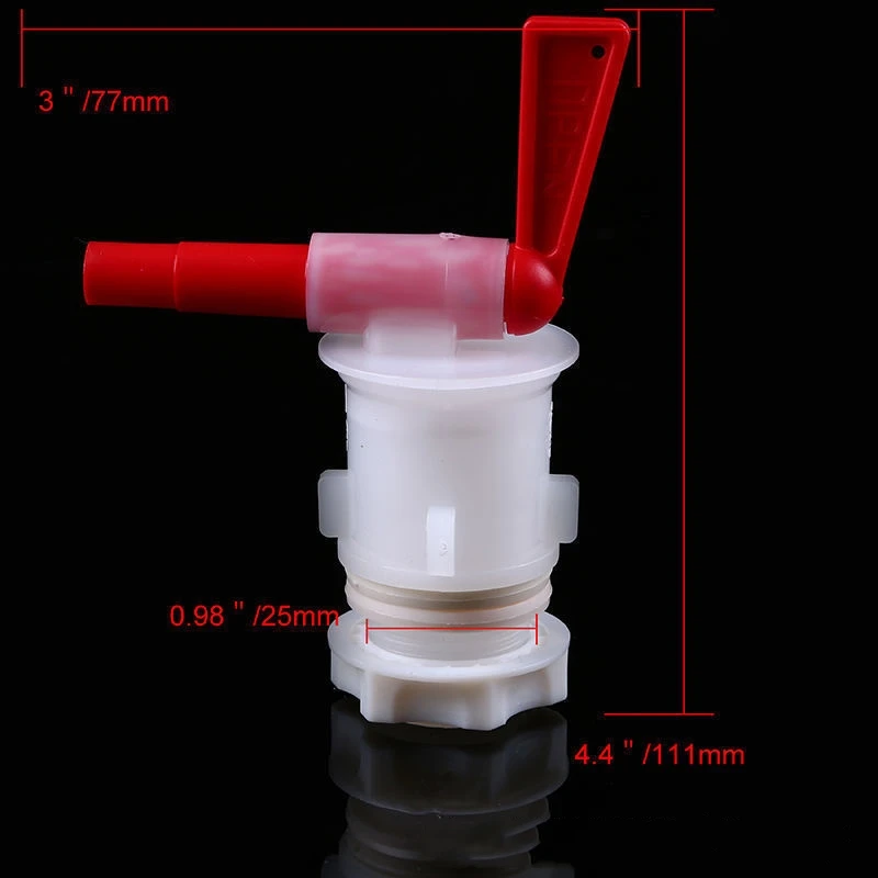 Description Picture 3 of item1PC Bibcock Bottling Bucket Plastic Spigot Tap Replacement spigot For DIY Beer Wine Bottling Thread 25mm