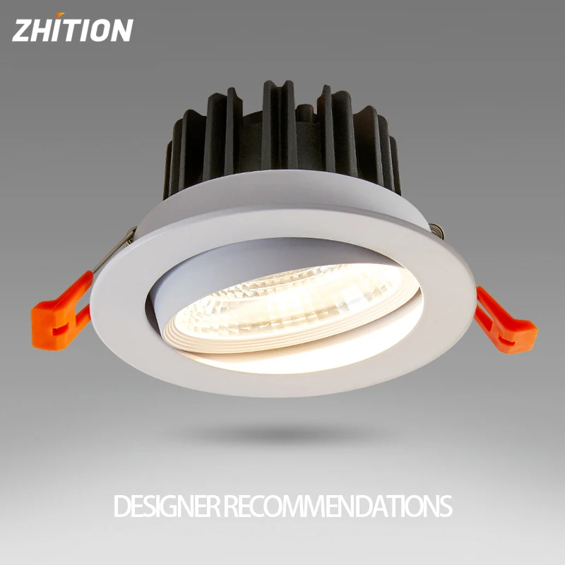 

Cob spotlight led embedded shop commercial background wall downlight living room ceiling tooling sky lantern clothing store lamp