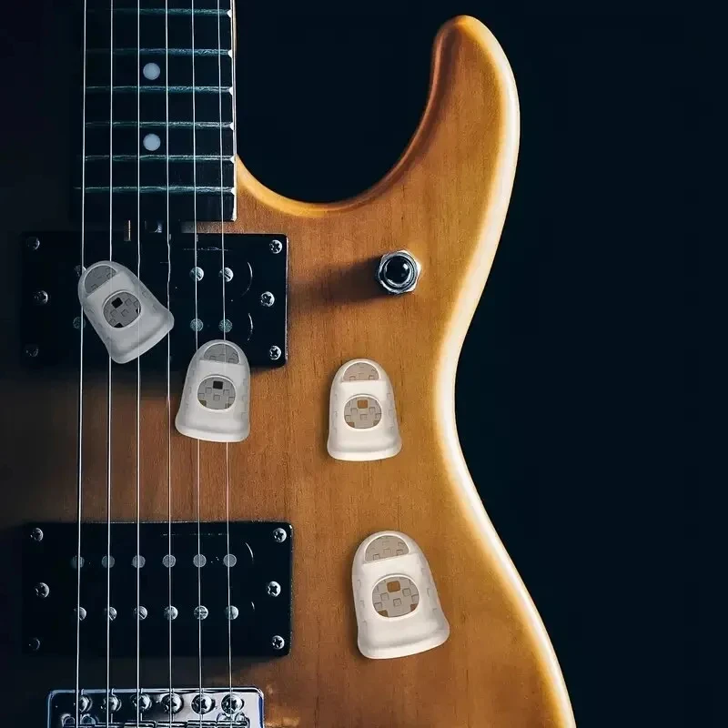 Guitar Fingertip Protection Set - Silicone Caps