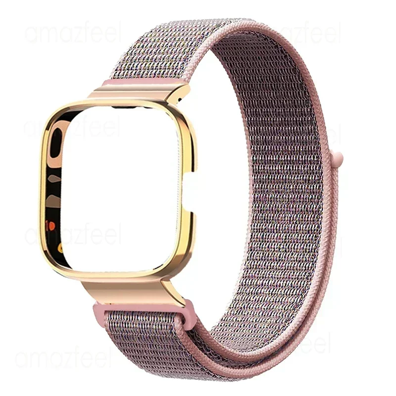 Universal Nylon Loop Strap Case Protector for Smartwatches - Versatile Wrist Band Bracelet Accessory