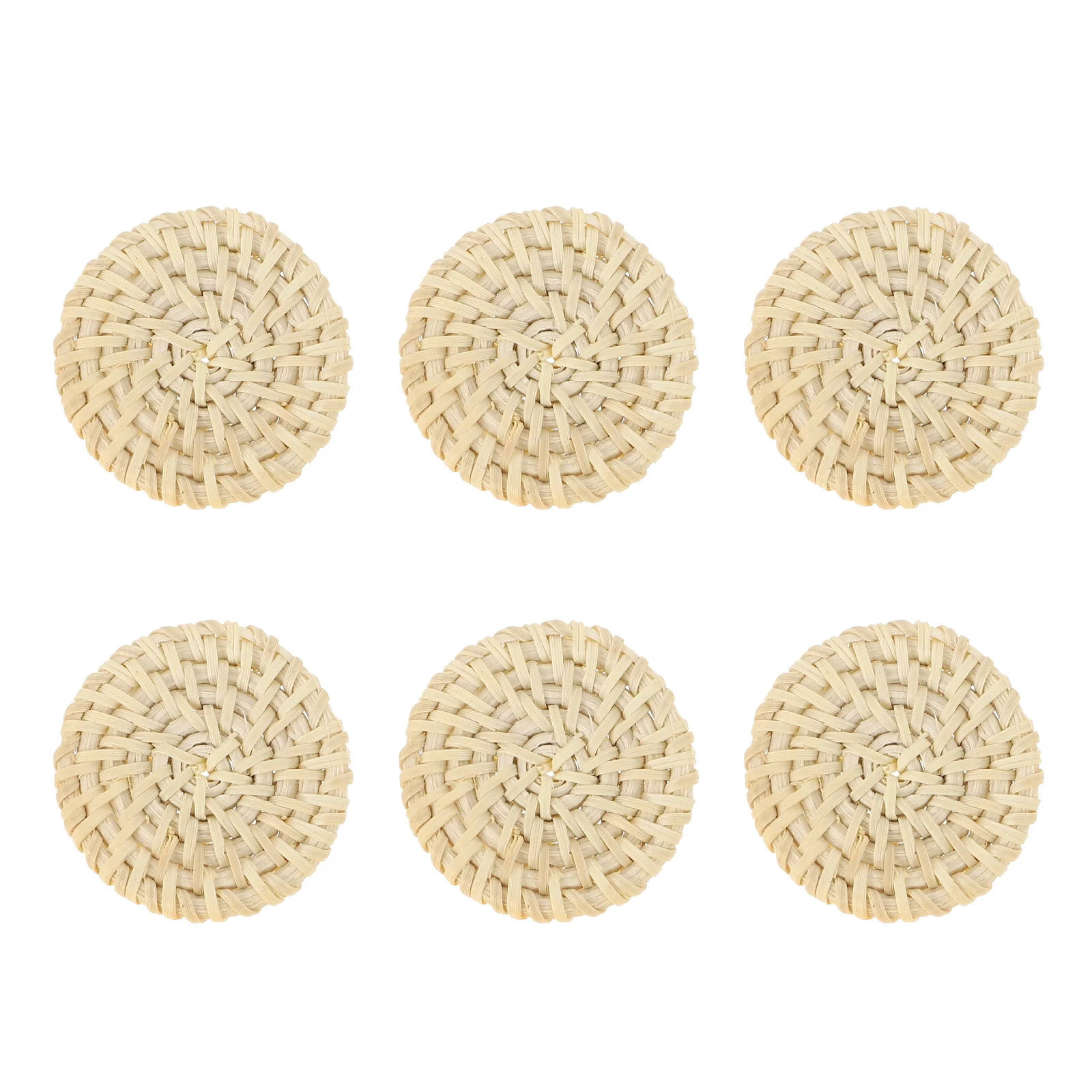 

6Pcs Rattan Woven Charms Bohemian Style Jewelry Charms DIY Jewelry Craft Pendant
