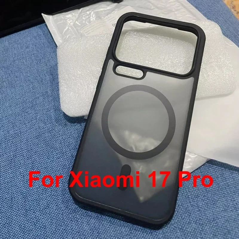 Shockproof Magnetic Matte Anti-Fingerprint Translucent Phone Case