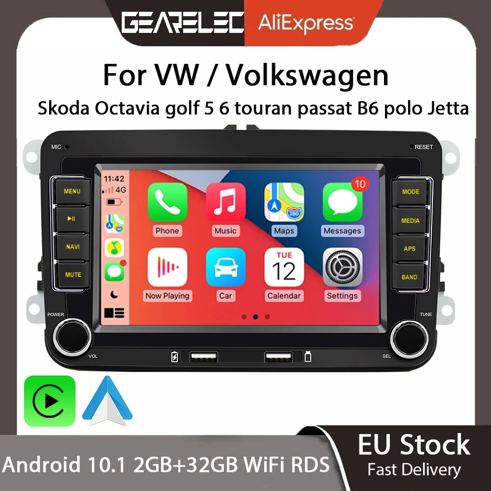 230€ sur Autoradio Gearelec Android 7 pouces pour VW Tiguan Touran