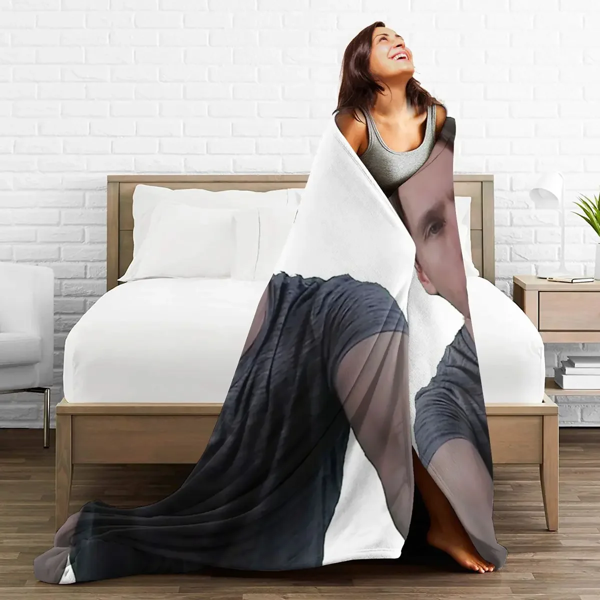 Jerma Holds You Blankets Soft Warm Flannel Throw Blanket Bedding for Bed Living room Picnic Travel Home Sofa 6