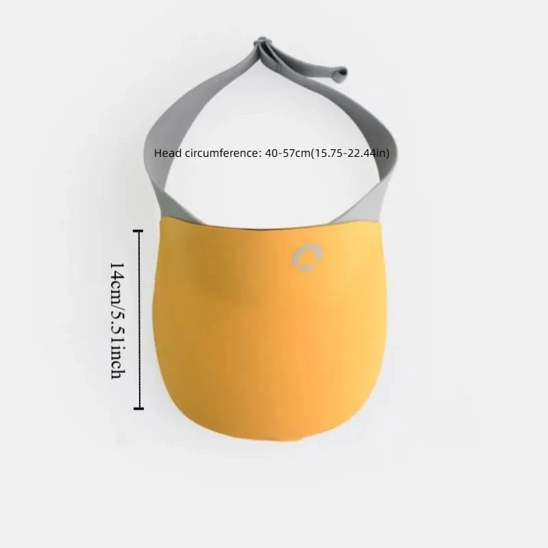 Soft Korean Style Seamless Sun Hat Contrast Color Anti-UV Sun Hat Summer Kid Sunhat Shading Hat Children's Empty Top Cap Kid