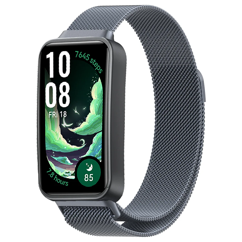 Breathable Milanese Loop Metal Magnetic Bracelet Strap