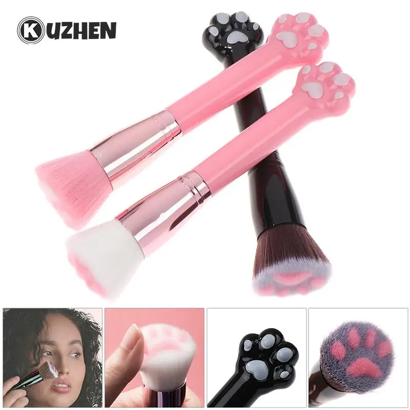 Cat Claw Makeup Brushes Cute Paw Cosmetic Brush Foundation Loose Powder Face Blush Eye Shadow