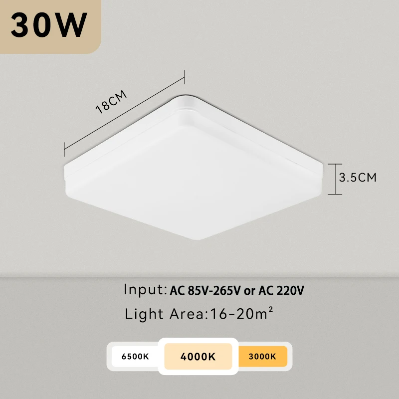 85v-265v Square 30W